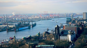 Port of Hamburg in Germany